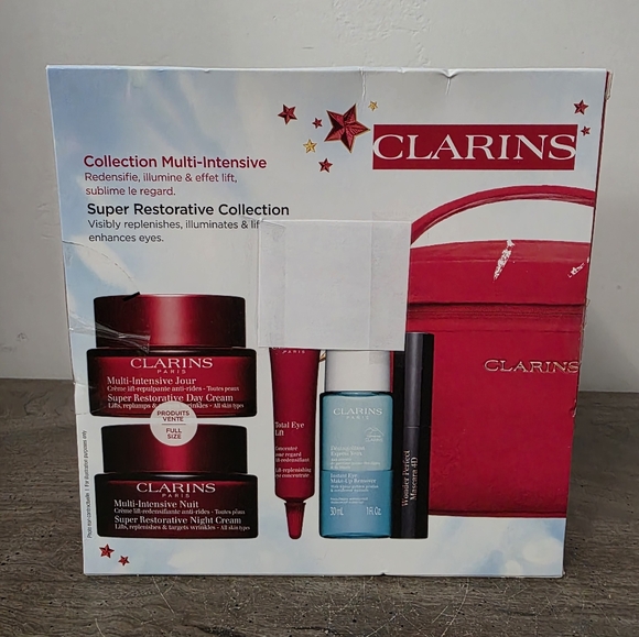Clarins Other - Clarins Multi intensive Super Restorative Day cream Night Cream Eye Gift Set